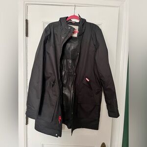 Hunter Men's Black Raincoat